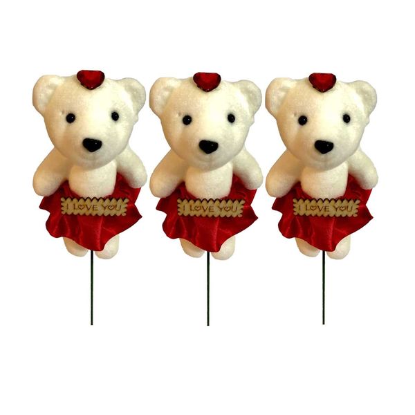 عروسک خرس هپی شو مدل India 01 بسته 3 عددی
