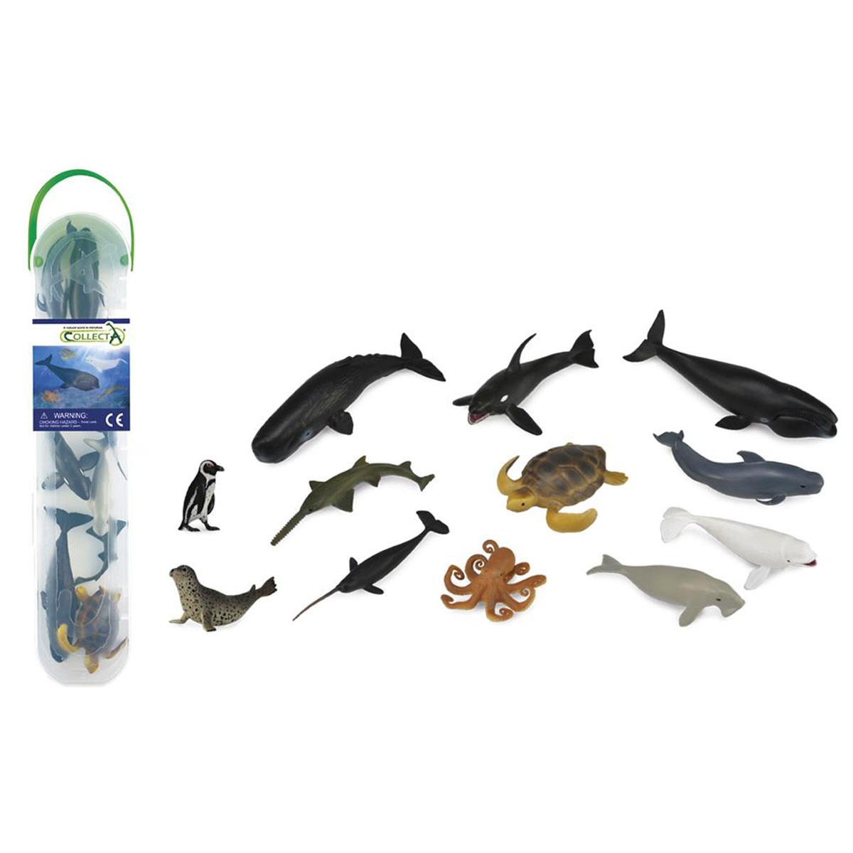 عروسک کالکتا مدل Box Of Mini Sea Animals A1108 بسته 12 عددی