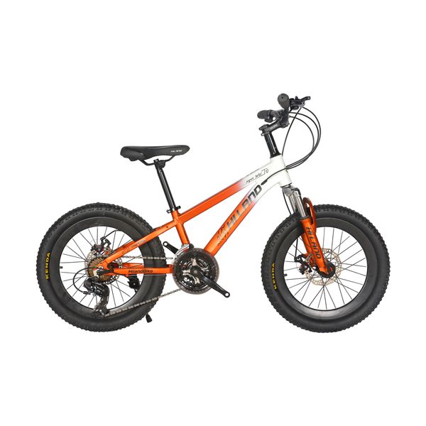 دوچرخه کوهستان هایلند مدل آلومینیوم سایز 20 رنگ سفید نارنجی