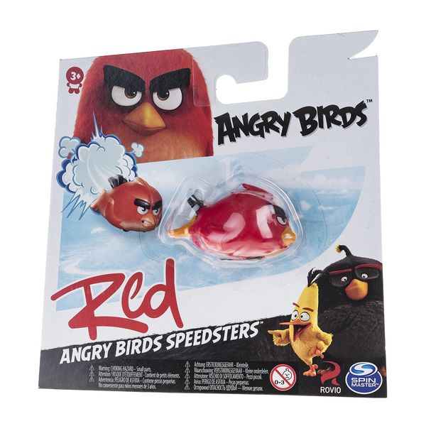 عروسک اسپین مستر مدل Angry Birds Red طول 5.5 سانتی متر