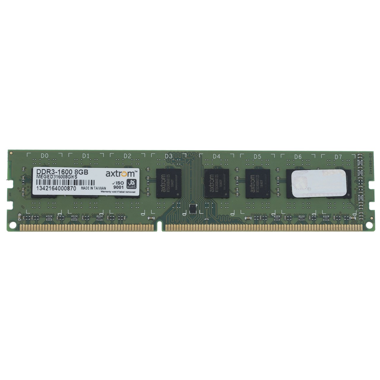 رم دسکتاپ DDR3 تک کاناله 1600 مگاهرتز اکستروم ظرفیت 8 گیگابایت