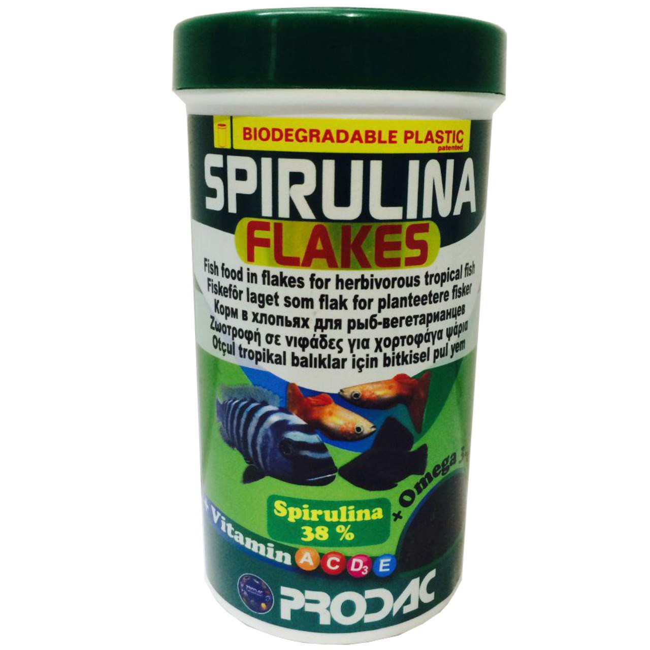 غذای ماهی پروداک مدل Spirulina Flakes وزن 50 گرم