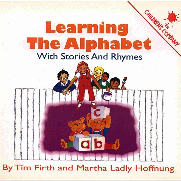 کتاب زبان Learning the Alphabet with Stories and Rhymes