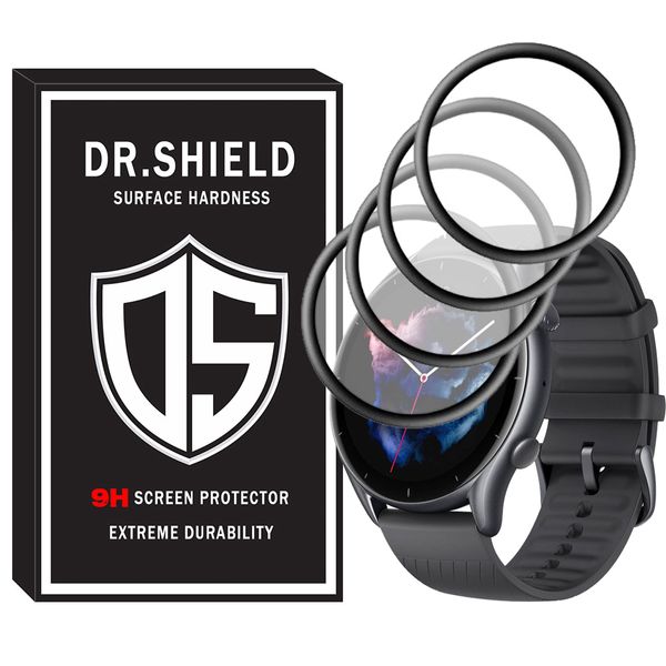 محافظ صفحه نمایش دکترشیلد مدل DR-PM مناسب برای ساعت هوشمند امیزفیت GTR 3 بسته چهار عددی