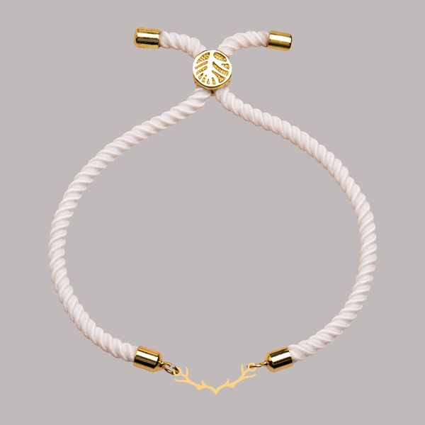 دستبند طلا 18 عیار زنانه کرابو مدل شاخ گوزن Kr102150
