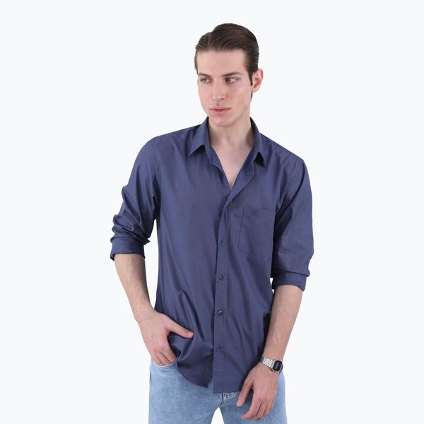 پیراهن آستین بلند مردانه پاتن جامه مدل راه راه 102721020302539 