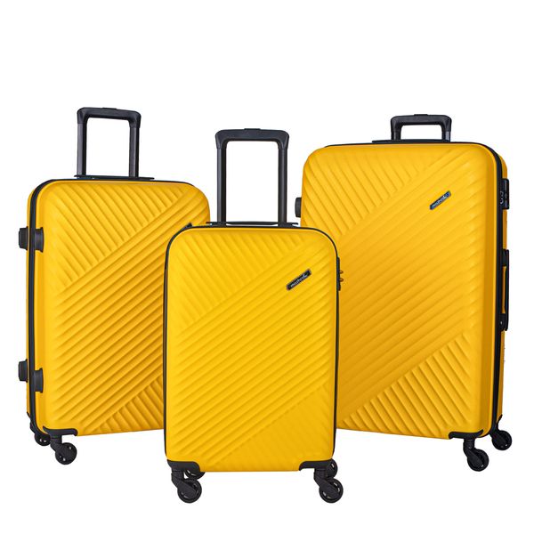 مجموعه سه عددی چمدان ماژرو مدل ارغوان