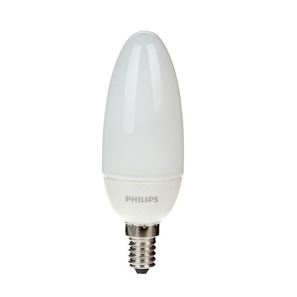 لامپ کم مصرف 5 وات فیلیپس مدل شمعی پایه E27 مجموعه 6 عددی 