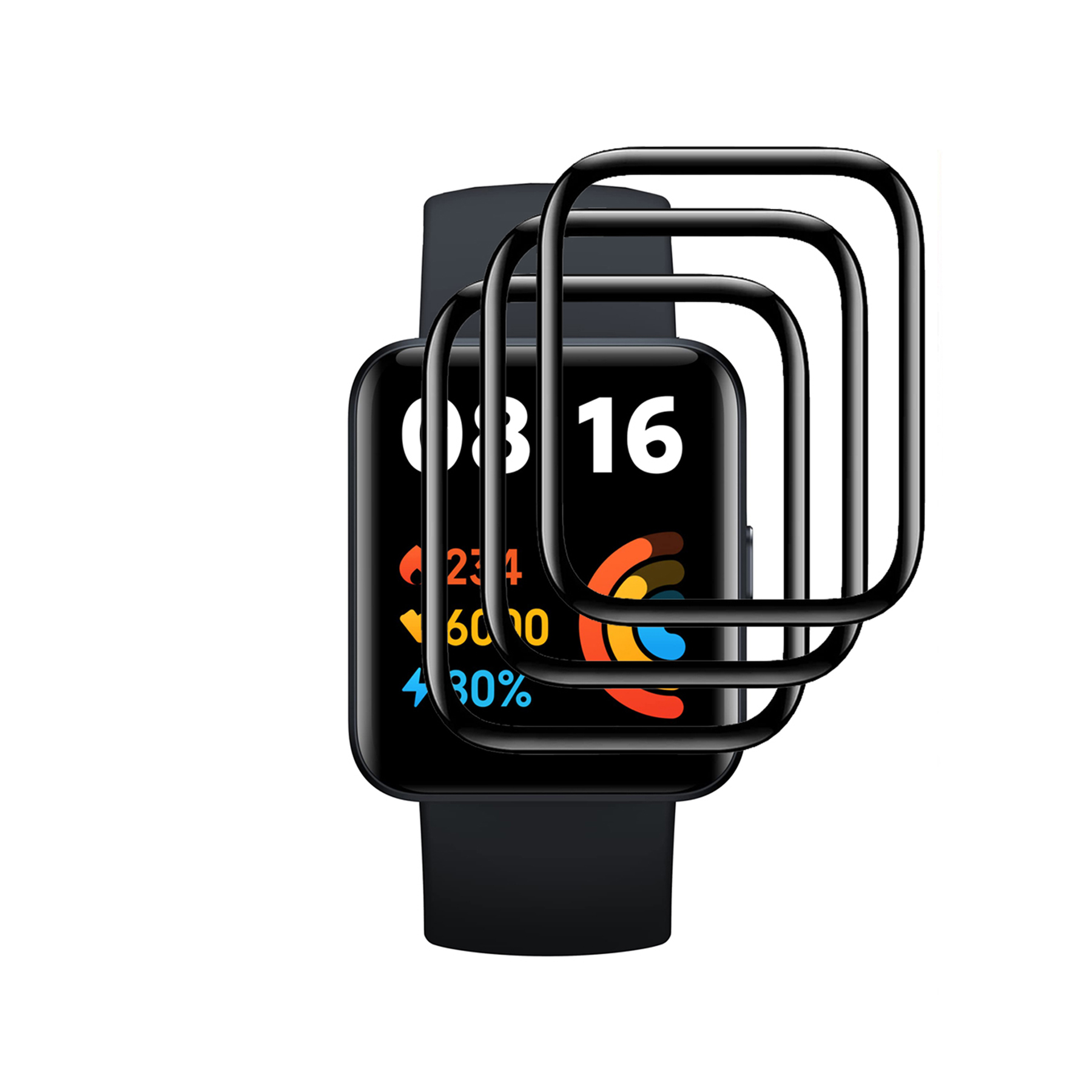 محافظ صفحه نمایش کروکودیل مدل C-PWM مناسب برای ساعت هوشمند شیائومی Watch 2 Lite بسته سه عددی