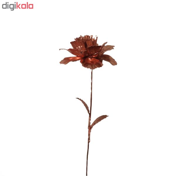شاخه گل مصنوعي مسي مدل Rose-copper