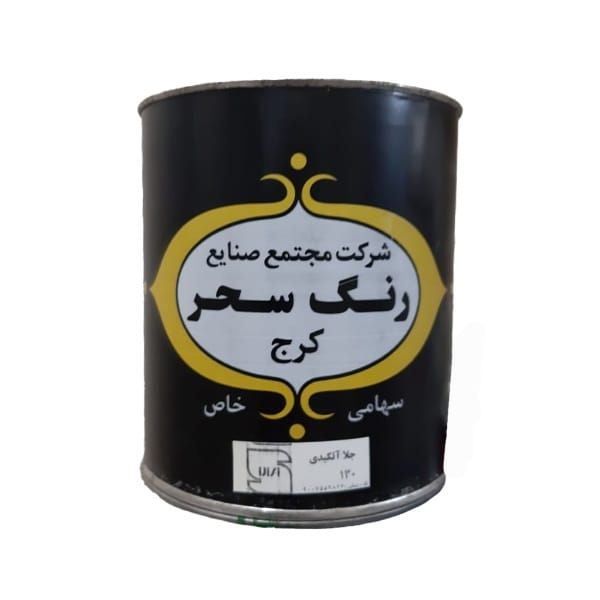 روغن جلا آلکیدی براق رنگ سحر کد 130 حجم 1000 میلی لیتر