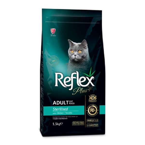 غذای خشک گربه عقیم شده رفلکس مدل Sterlised وزن 1.5 کیلوگرم