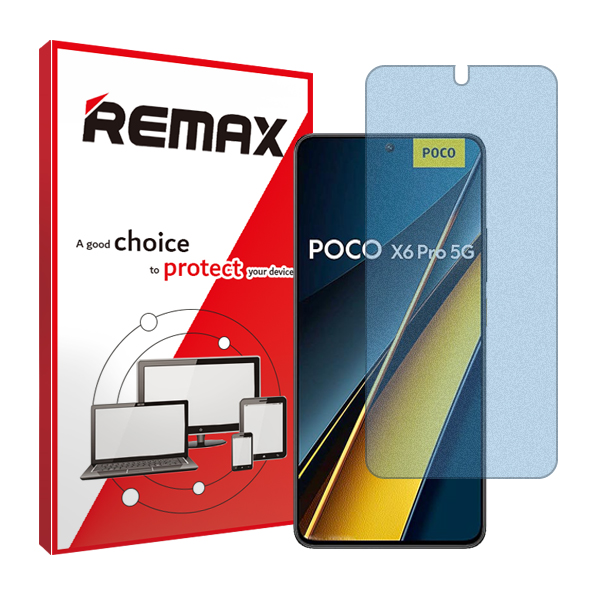 محافظ صفحه نمایش مات آنتی بلو ریمکس HyMBLU مناسب برای گوشی موبایل شیائومی  Poco X6 Pro