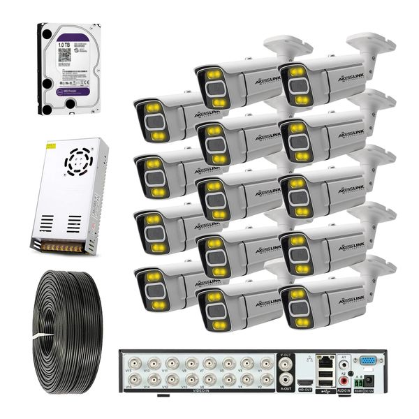 سیستم امنیتی مدل FULL KIT AHD 14 CCTV -