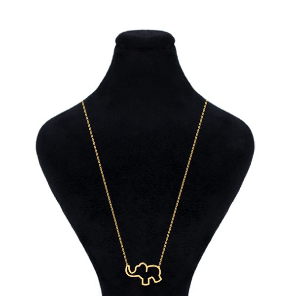 گردنبند طلا 18 عیار زنانه ماوی گالری مدل فیل