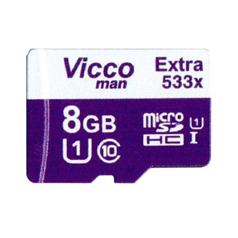 کارت حافظه microSDHC ویکو من مدل Extre 533X کلاس 10 استاندارد UHS-I U1 سرعت 80MBps ظرفیت 8 گیگابایت 