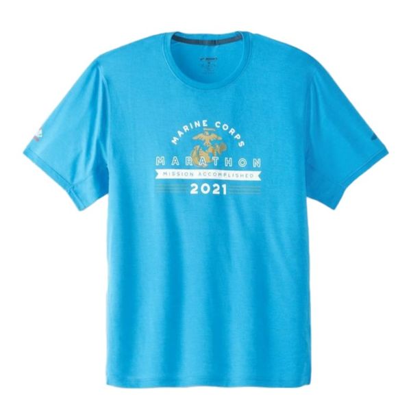 تی شرت  ورزشی زنانه بروکس مدل Maraton21