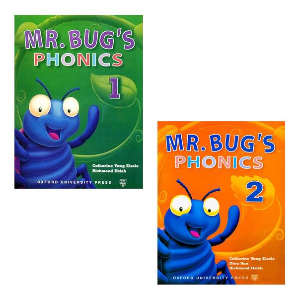 کتاب Mr Bugs Phonics  اثر Richmond Hsieh انتشارات زبان مهر 2 جلدی