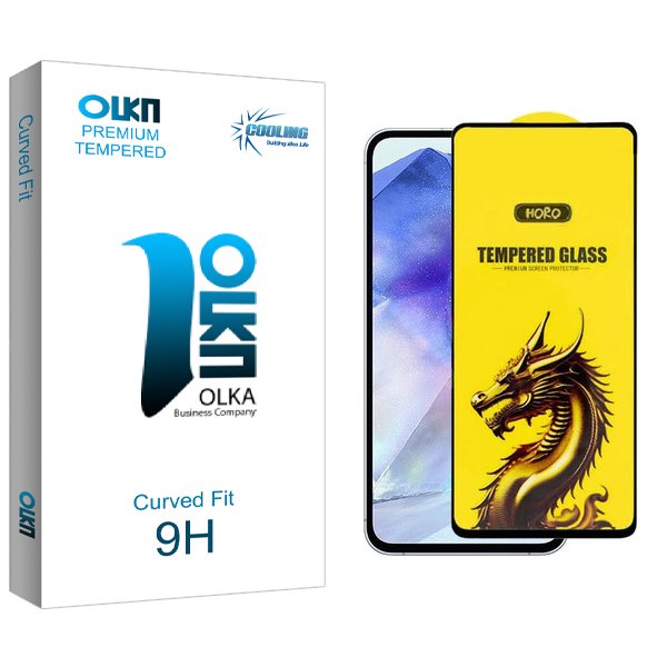 محافظ صفحه نمایش کولینگ مدل Olka Y-Horo مناسب برای گوشی موبایل سامسونگ Galaxy A55