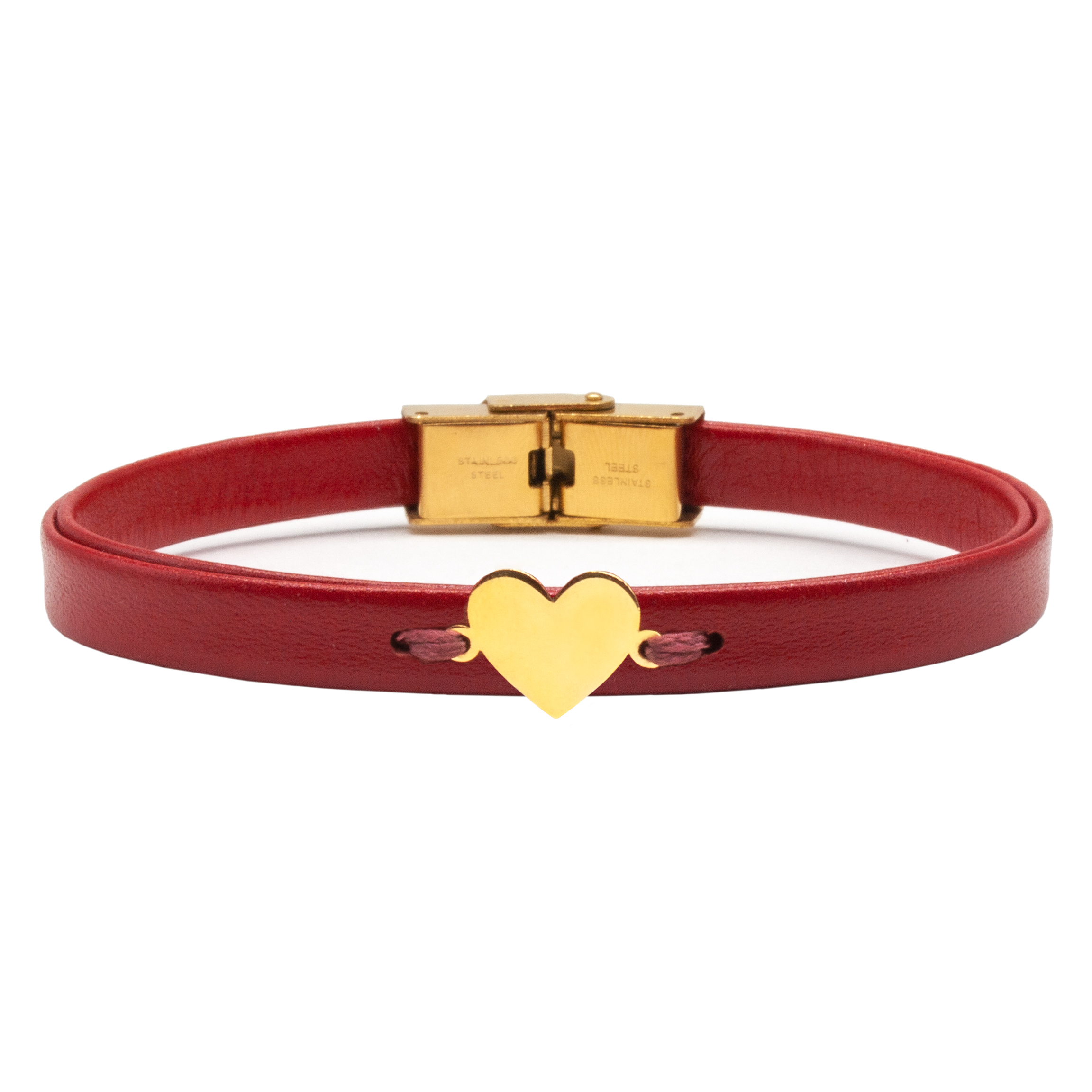 دستبند طلا 18 عیار زنانه سهی طرح قلب مدل SB51