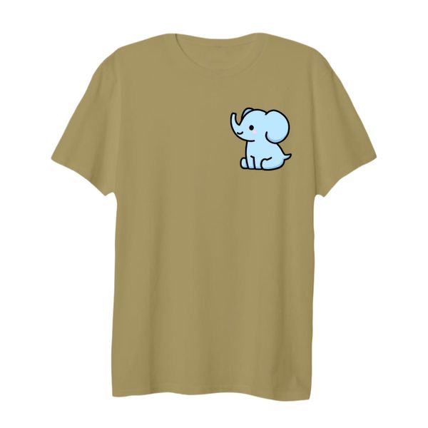 تی شرت لانگ زنانه مدل فیل کد ۹ رنگ کرم
