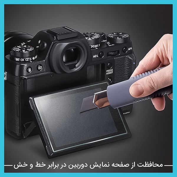 محافظ صفحه نمایش دوربین مات راک اسپیس مدل HyMTT مناسب برای دوربین عکاسی سونی PSP GO
