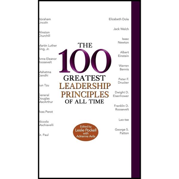کتاب The 100 Greatest Leadership Principles of All Time اثر Leslie Pockell and Adrienne Avila انتشارات Business Plus