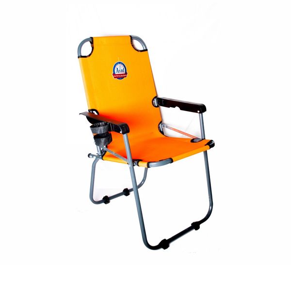 صندلی سفری آراد مدل دسته پلاستیکی جالیوان دار A106
