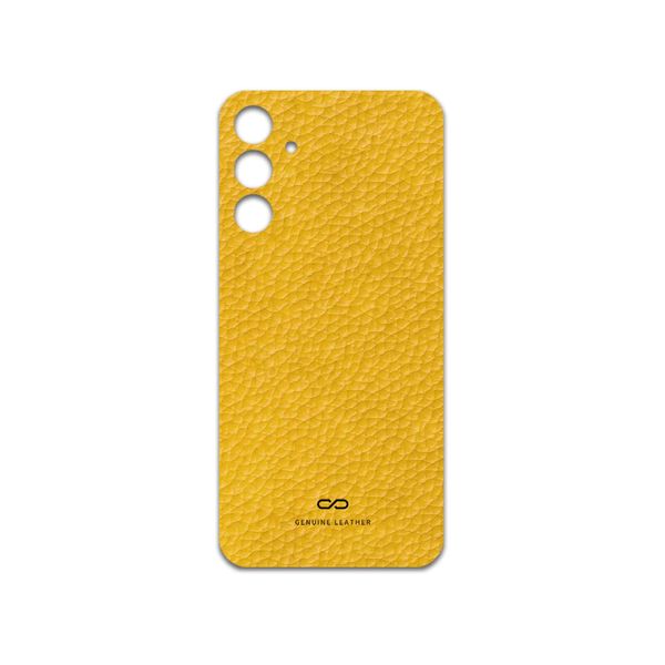 برچسب پوششی ماهوت مدل Mustard-Leather مناسب برای گوشی موبایل سامسونگ Galaxy A15