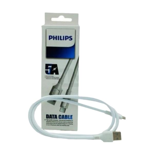 کابل تبدیل USB به USB-C فیلیپس مدل PC-5A طول 1متر