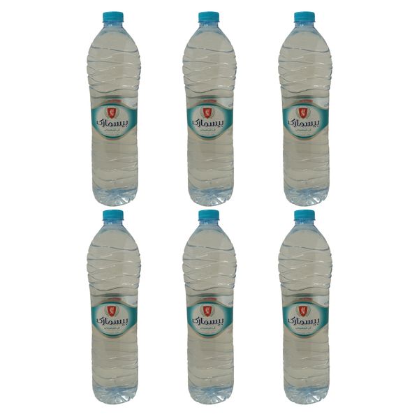آب معدنی بیسمارک - 1.5 لیتر بسته 6 عددی