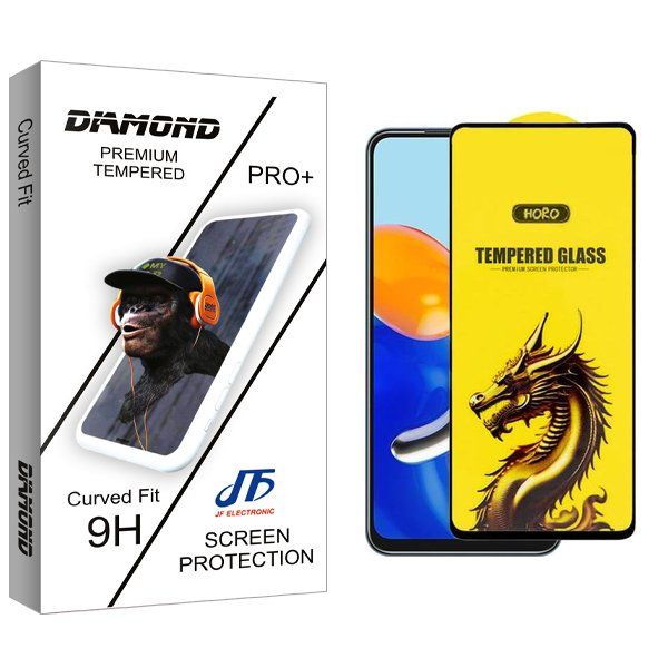 محافظ صفحه نمایش جی اف مدل Diamond Y-Horo مناسب برای گوشی موبایل شیائومی redmi note 11