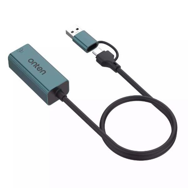 مبدل USB / USB-C به Ethernet اونتن مدل UE106