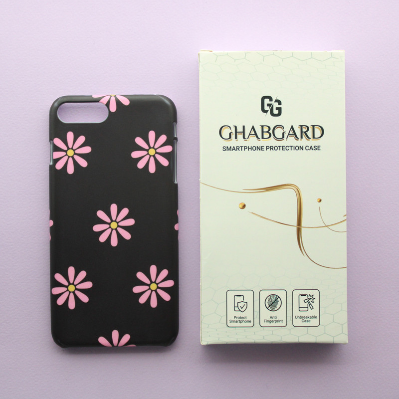 کاور قاب گارد مدل دخترانه طرح گل مناسب برای گوشی موبایل اپل iPhone 7 plus / 8 plus
