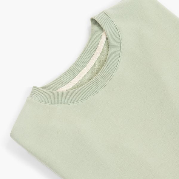 تی شرت آستین بلند زنانه کوی مدل 879 رنگ سبز پاستلی