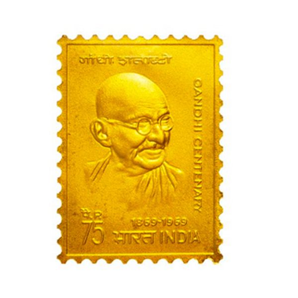 تمبر یادگاری خانه سکه ایران مدل مهاتما گاندی کد GD-995