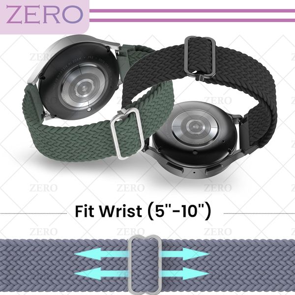 بند زیرو مدل Braided ZR TW مناسب برای ساعت هوشمند گلوریمی M1 Pro / GS1 Pro / Calling Watch M2