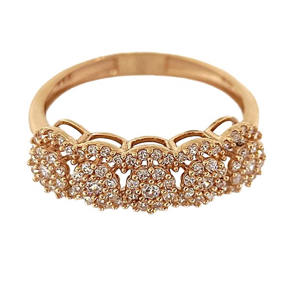 انگشتر طلا 18 عیار زنانه طلا و جواهرسازی افرا مدل پرنس ۲۱۹