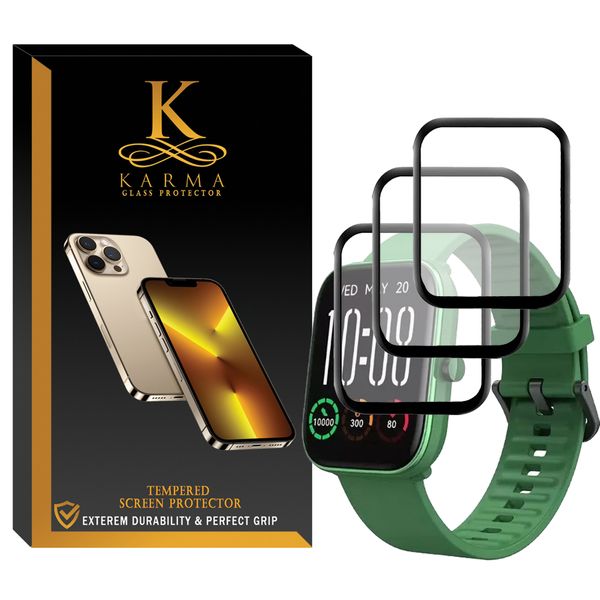 محافظ صفحه نمایش کارما مدل KA-PM مناسب برای ساعت هوشمند شیائومی Haylou GST Lite بسته سه عددی