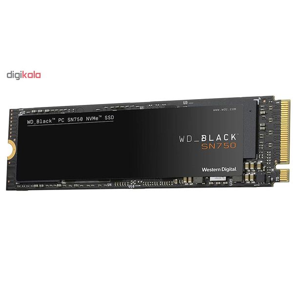 حافظه SSD وسترن دیجیتال مدل BLACK SN750 NVME ظرفیت 500 گیگابایت