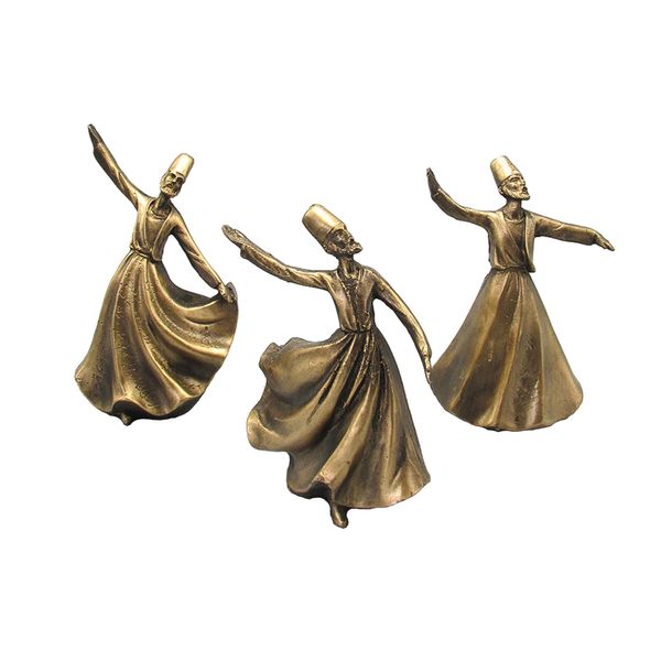 مجسمه کولاک مدل رقص سماع مجموعه 3 عددی
