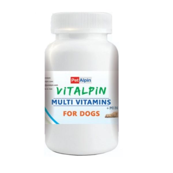قرص مولتی ویتامین سگ پتالپین مدل مینرال بسته 120 عددی وزن 102 گرم