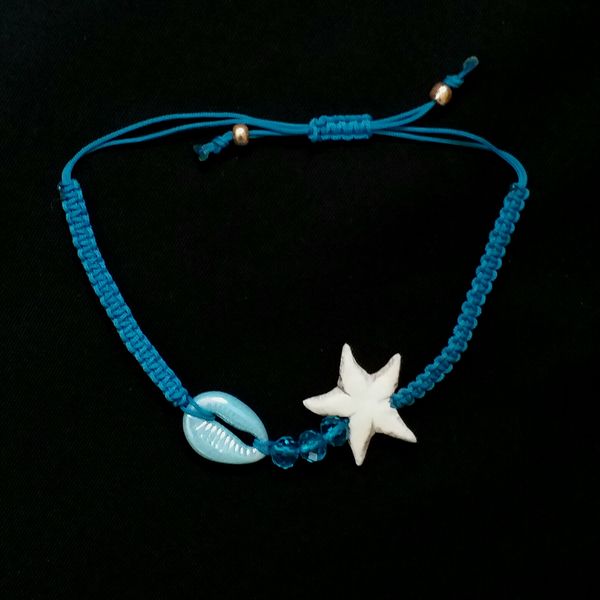 دستبند دخترانه صدف و ستاره دریایی کد CH10