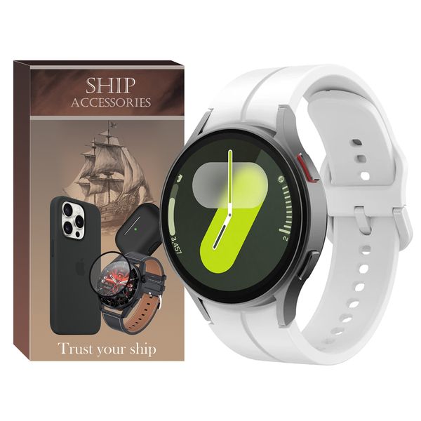بند شیپ مدل Silic ORG SH مناسب برای ساعت هوشمند سامسونگ Galaxy Watch 7 44mm / Galaxy Watch 7 40mm / Galaxy Watch FE