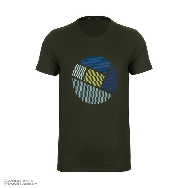 تی شرت آستین کوتاه مردانه باینت مدل 751-3 رنگ سبز