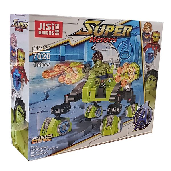 ساختنی جیسی بریکس مدل super heroes کد 7020