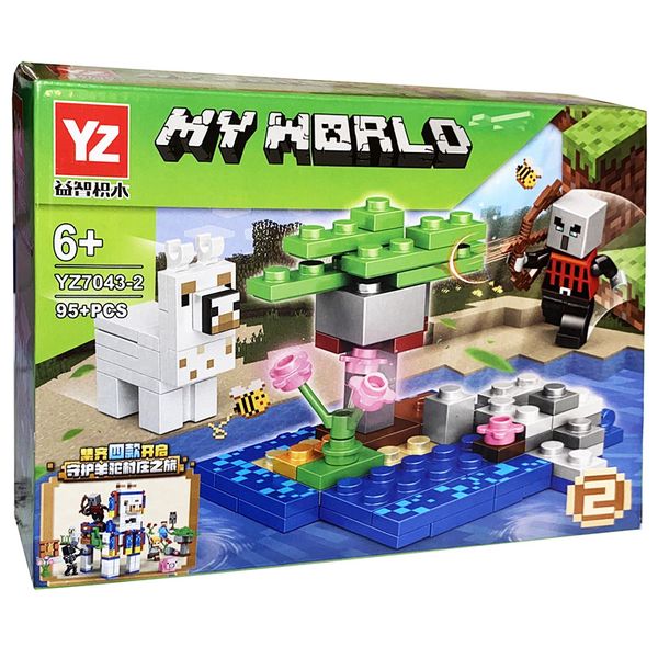 ساختنی مدل ماینکرافت طرح MY WORLD کد YZ70432