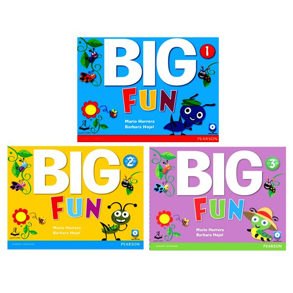 کتاب Big Fun اثر Mario Herrara And Barbara Hojel انتشارات آرماندیس سه جلدی