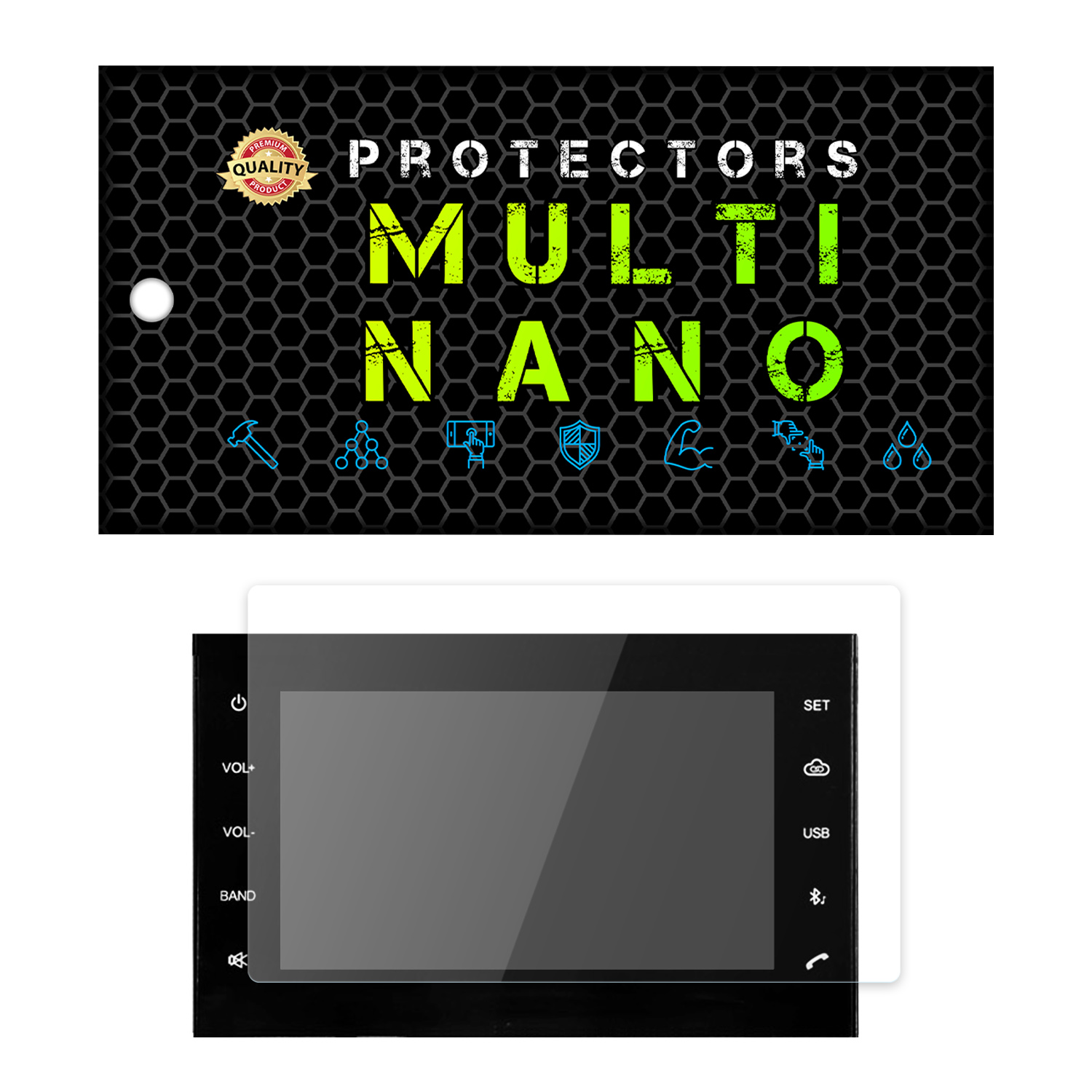 محافظ صفحه نمایش خودرو مولتی نانو مدل X-S1N مناسب برای ام وی ام X33S