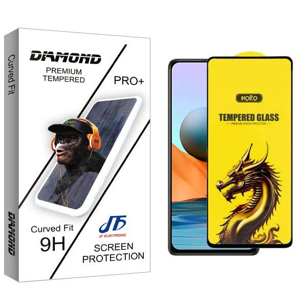 محافظ صفحه نمایش جی اف مدل Diamond Y-Horo مناسب برای گوشی موبایل شیائومی redmi note 10